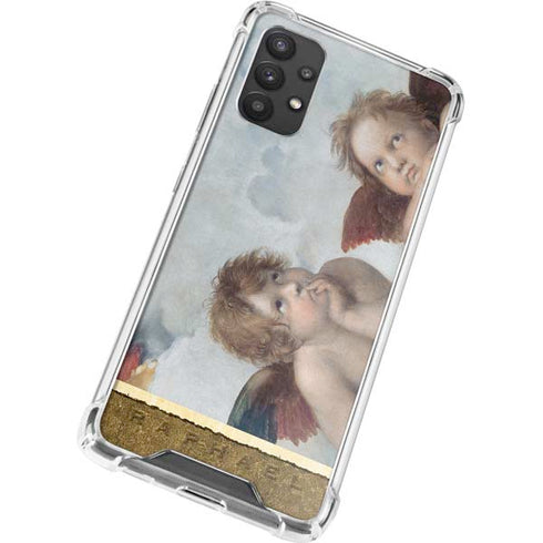 Raphael The Cherubim Putti Angels of The Sistine Madonna Galaxy A32 5G Clear Case