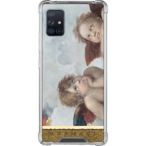 Raphael The Cherubim Putti Angels of The Sistine Madonna Galaxy A51 5G Clear Case