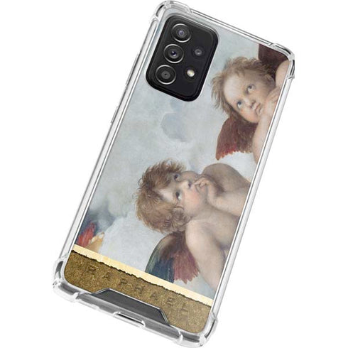 Raphael The Cherubim Putti Angels of The Sistine Madonna Galaxy A52 5G Clear Case