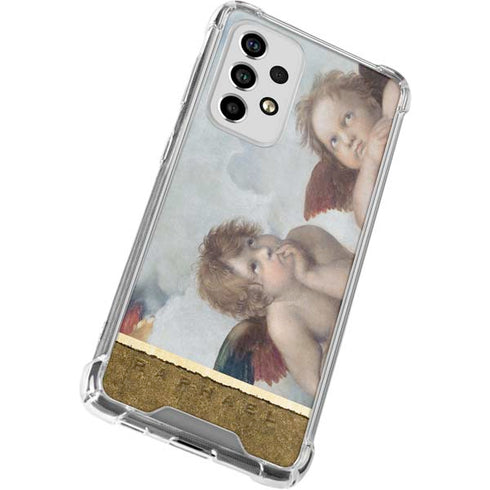 Raphael The Cherubim Putti Angels of The Sistine Madonna Galaxy A53 5G Clear Case