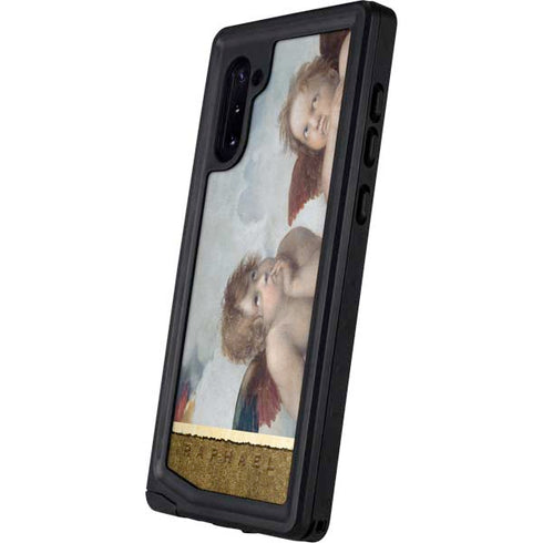 Raphael The Cherubim Putti Angels of The Sistine Madonna Galaxy Note 10 Waterproof Case