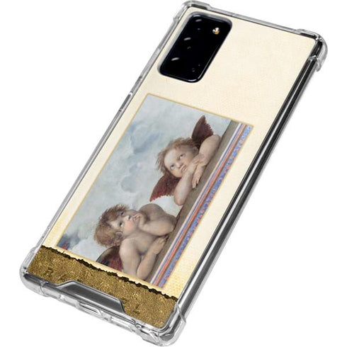 Raphael The Cherubim Putti Angels of The Sistine Madonna Galaxy Note20 5G Clear Case