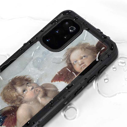Raphael The Cherubim Putti Angels of The Sistine Madonna Galaxy S20 Plus Waterproof Case