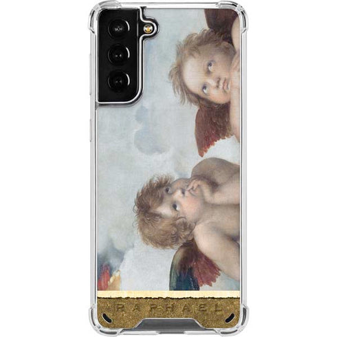 Raphael The Cherubim Putti Angels of The Sistine Madonna Galaxy S21 Plus 5G Clear Case