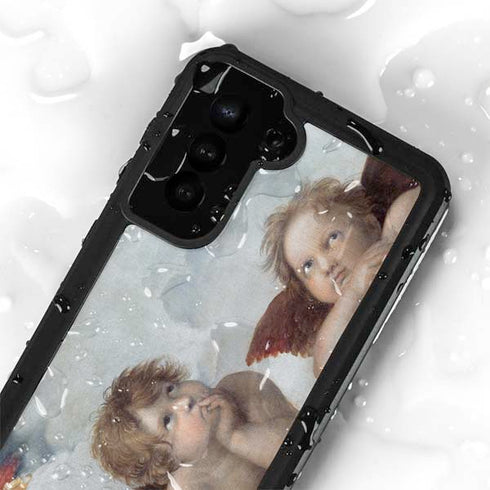 Raphael The Cherubim Putti Angels of The Sistine Madonna Galaxy S23 Plus Waterproof Case