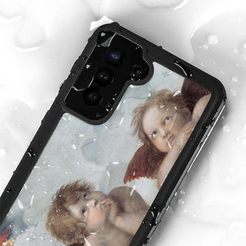 Raphael The Cherubim Putti Angels of The Sistine Madonna Galaxy S23 Waterproof Case