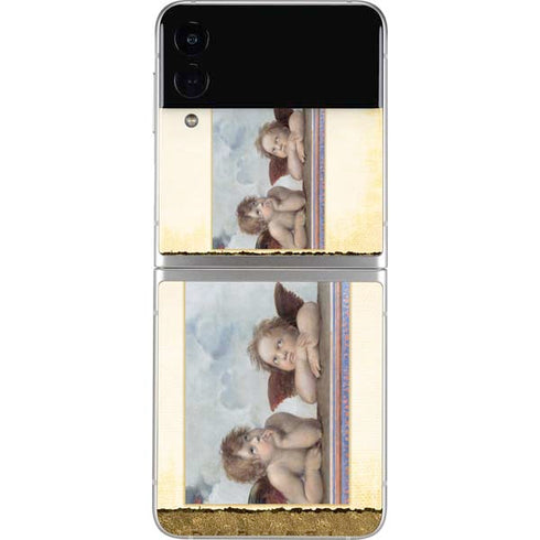 Raphael The Cherubim Putti Angels of The Sistine Madonna Galaxy Z Flip3 5G Skin