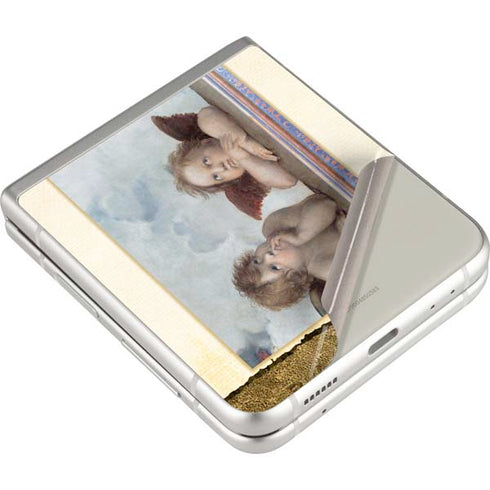 Raphael The Cherubim Putti Angels of The Sistine Madonna Galaxy Z Flip3 5G Skin