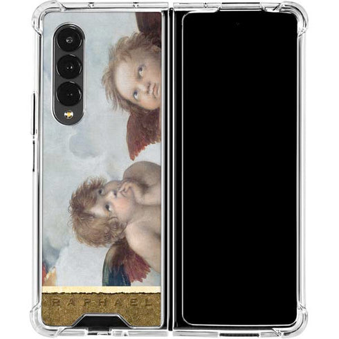 Raphael The Cherubim Putti Angels of The Sistine Madonna Galaxy Z Fold4 5G Clear Case