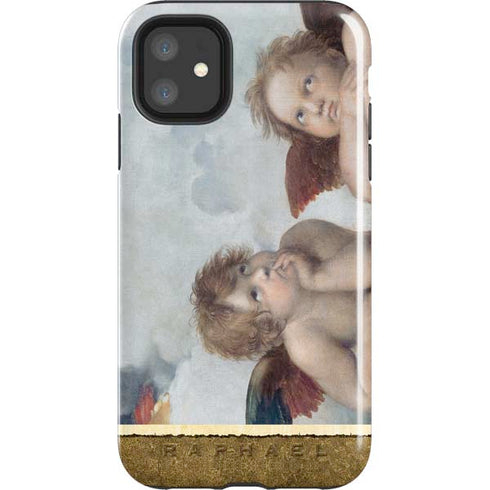 Raphael The Cherubim Putti Angels of The Sistine Madonna iPhone 11 Impact Case