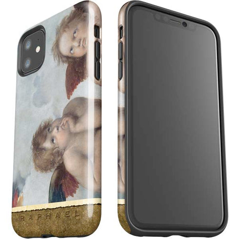 Raphael The Cherubim Putti Angels of The Sistine Madonna iPhone 11 Impact Case