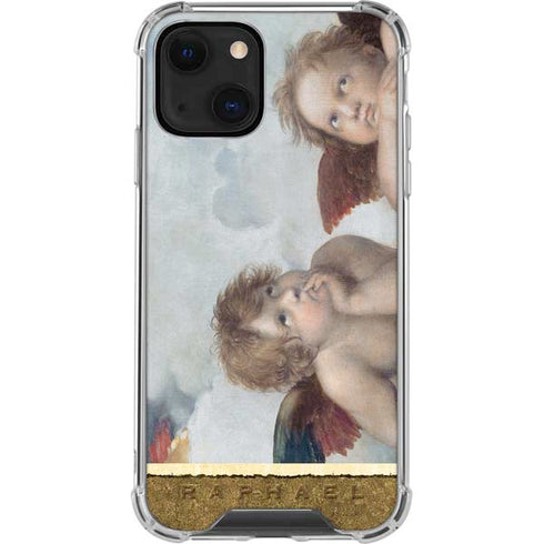 Raphael The Cherubim Putti Angels of The Sistine Madonna iPhone 13 Mini Clear Case
