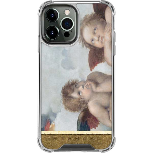 Raphael The Cherubim Putti Angels of The Sistine Madonna iPhone 13 Pro Max Clear Case