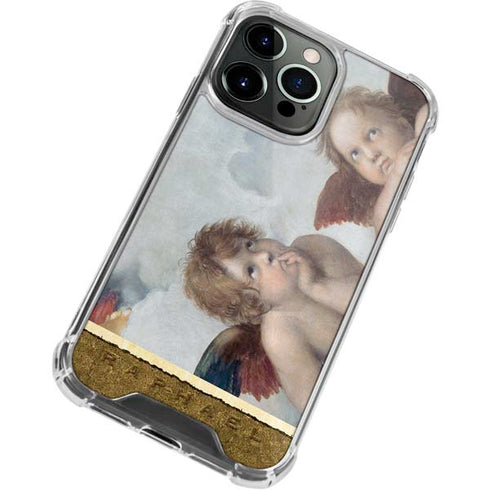 Raphael The Cherubim Putti Angels of The Sistine Madonna iPhone 13 Pro Max Clear Case