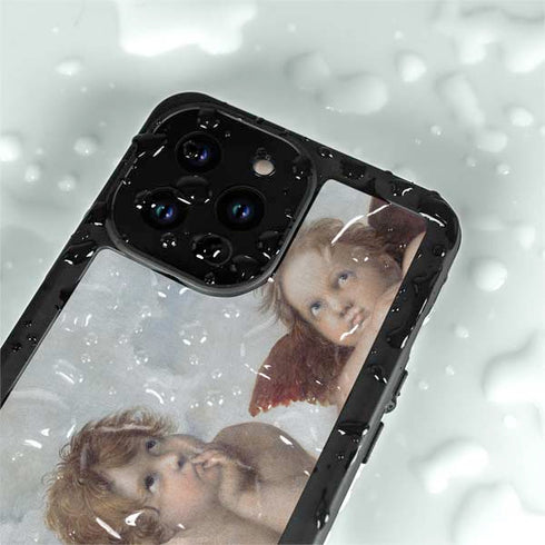 Raphael The Cherubim Putti Angels of The Sistine Madonna iPhone 14 Pro Waterproof Case