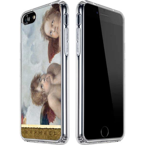 Raphael The Cherubim Putti Angels of The Sistine Madonna iPhone SE (2nd & 3rd Gen) Clear Case