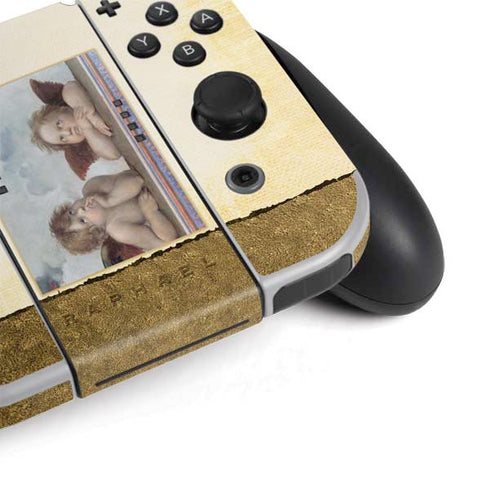 Raphael The Cherubim Putti Angels of The Sistine Madonna Nintendo Switch OLED (2021) Skin