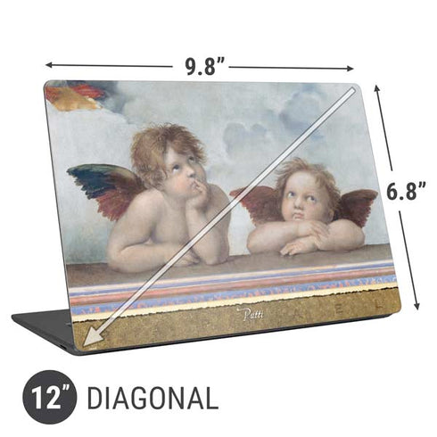 Raphael The Cherubim Putti Angels of The Sistine Madonna Universal Laptop 12in (9.8 x 6.8in) Skin