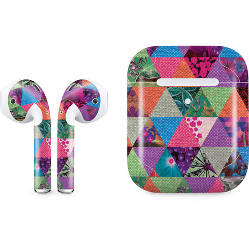 Quilted Spring Apple AirPods 2 Skin