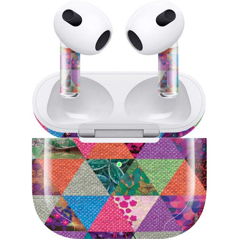 Quilted Spring Apple AirPods (3rd Gen 2021) Skin