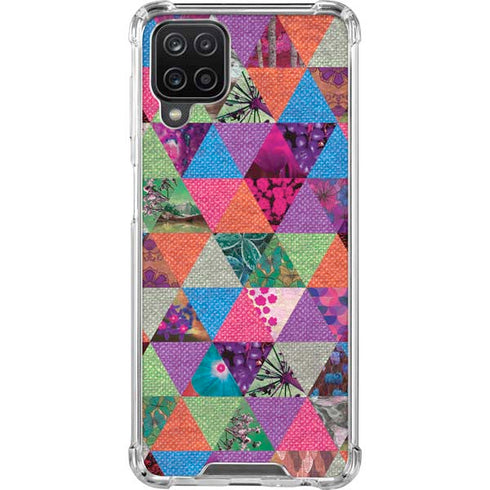 Quilted Spring Galaxy A12 Clear Case