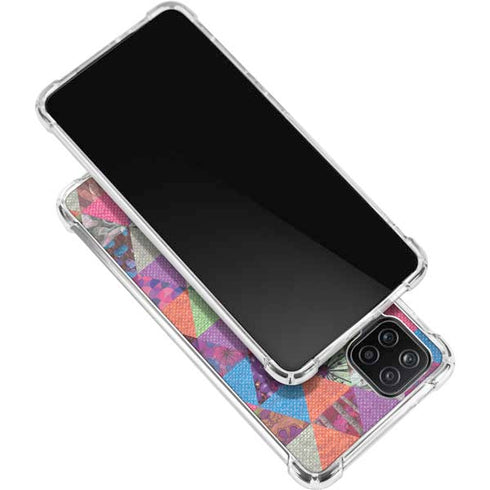 Quilted Spring Galaxy A12 Clear Case