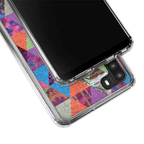 Quilted Spring Galaxy A21 Clear Case