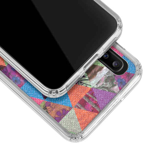 Quilted Spring Galaxy A30 Clear Case