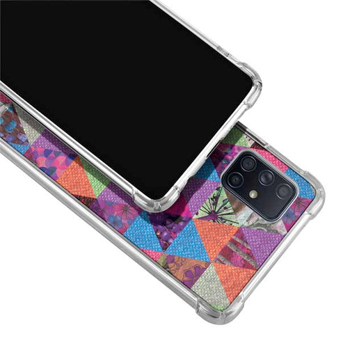 Quilted Spring Galaxy A71 5G Clear Case