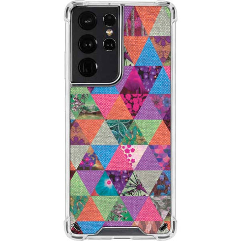 Quilted Spring Galaxy S21 Ultra 5G Clear Case