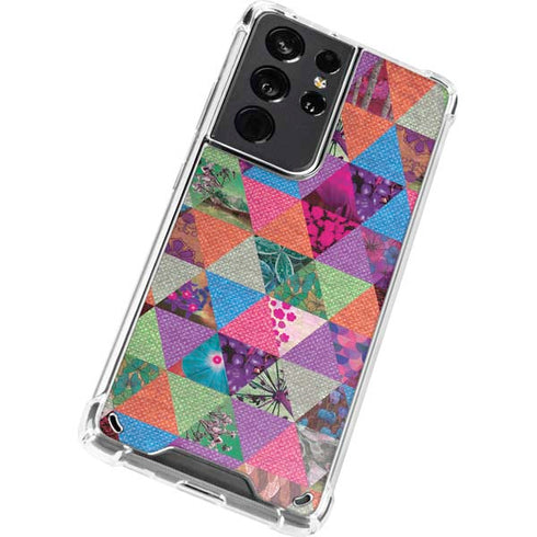 Quilted Spring Galaxy S21 Ultra 5G Clear Case