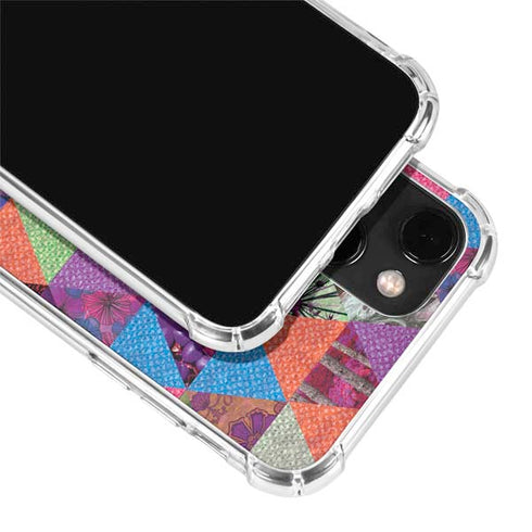 Quilted Spring iPhone 14 Plus Clear Case
