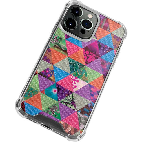 Quilted Spring iPhone 15 Pro Clear Case