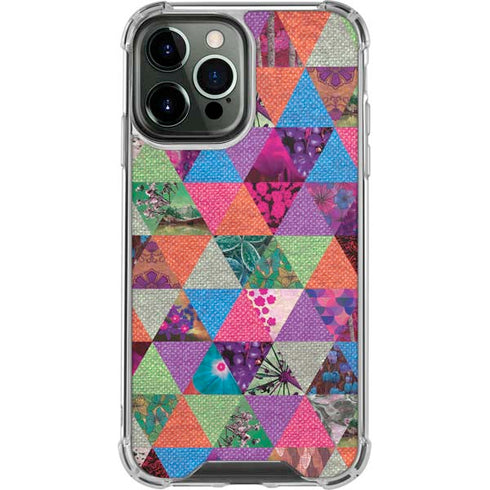 Quilted Spring iPhone 14 Pro Max Clear Case