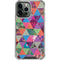 Quilted Spring iPhone 14 Pro Max Clear Case