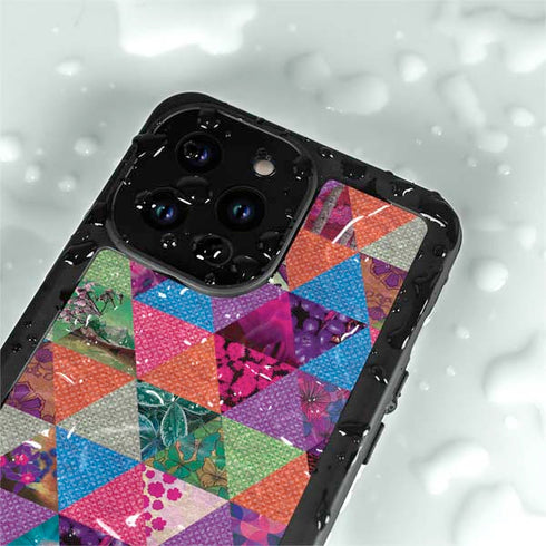 Quilted Spring iPhone 14 Pro Max Waterproof Case