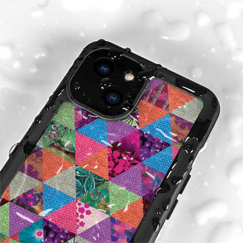 Quilted Spring iPhone 15 Plus Waterproof Case
