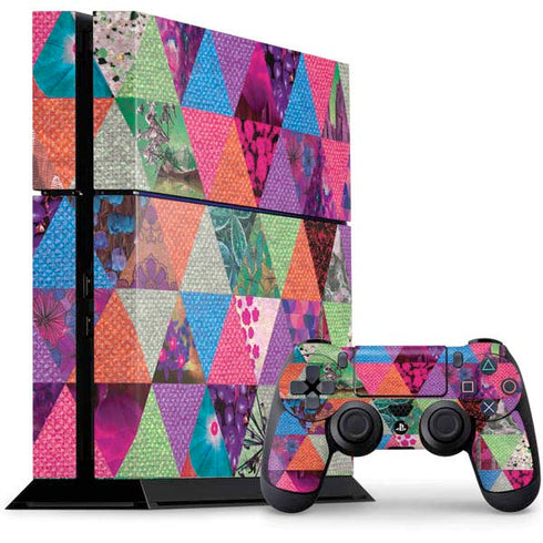 Quilted Spring PS4 Console and Controller Bundle Skin