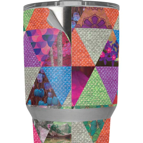 Quilted Spring Yeti 30oz Rambler Tumbler Skin