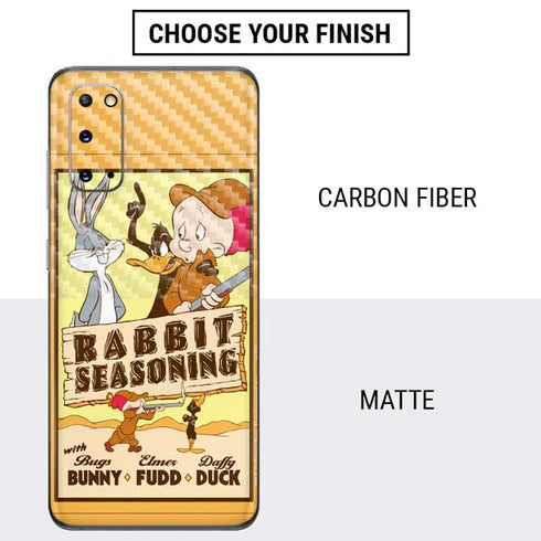 Looney Tunes Rabbit Seasoning Galaxy S20 Skin