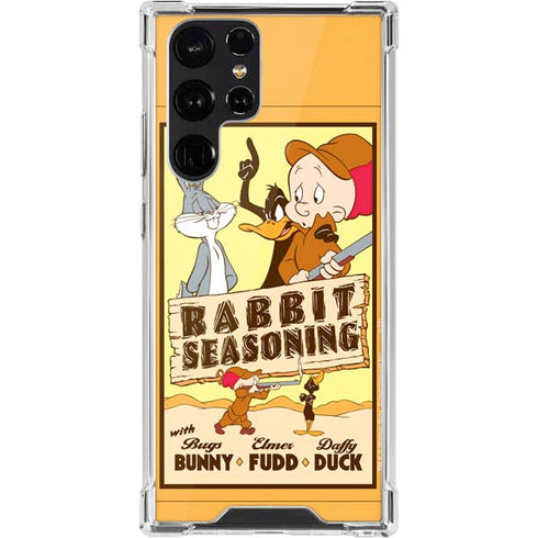 Looney Tunes Rabbit Seasoning Galaxy S22 Ultra Clear Case