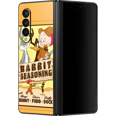 Looney Tunes Rabbit Seasoning Galaxy Z Fold3 5G Skin