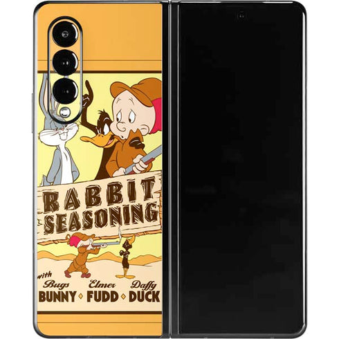 Looney Tunes Rabbit Seasoning Galaxy Z Fold3 5G Skin