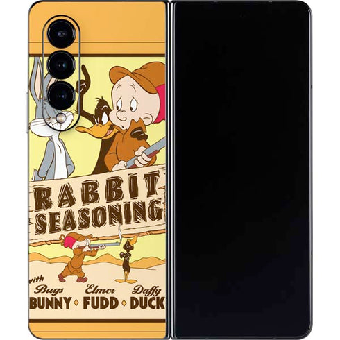 Looney Tunes Rabbit Seasoning Galaxy Z Fold4 5G Skin