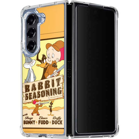 Looney Tunes Rabbit Seasoning Galaxy Z Fold5 5G Clear Case