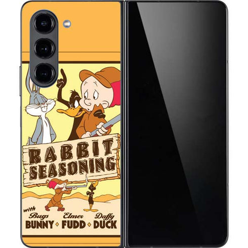 Looney Tunes Rabbit Seasoning Galaxy Z Fold5 5G Skin