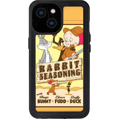 Looney Tunes Rabbit Seasoning iPhone 13 Mini Waterproof Case