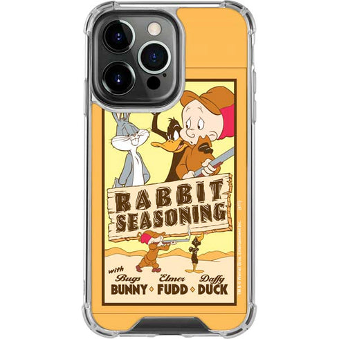Looney Tunes Rabbit Seasoning iPhone 13 Pro Clear Case
