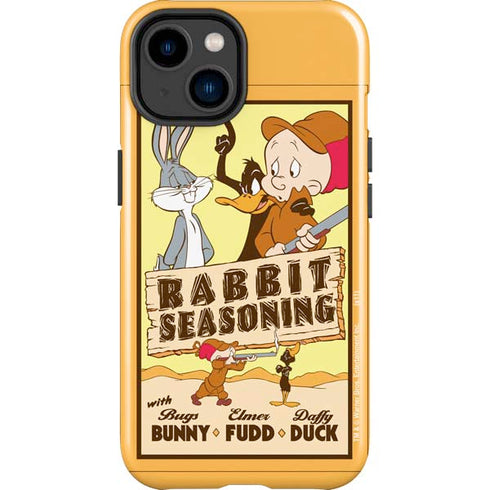 Looney Tunes Rabbit Seasoning iPhone 15 Plus Impact Case