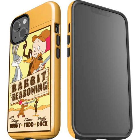 Looney Tunes Rabbit Seasoning iPhone 15 Plus Impact Case